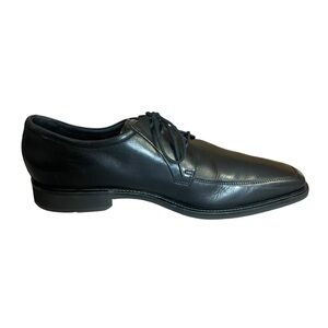 Ecco Black Leather Calcan Apron Toe Oxford Shoes size 12